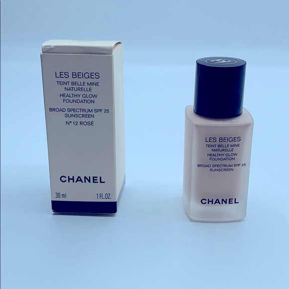 CHANEL Other - Chanel Healy glow foundation spf25- No.12 rose